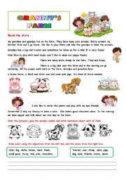 English Worksheet: Grannys farm