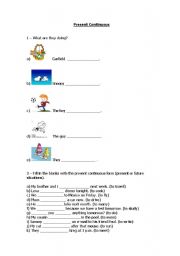 English Worksheet: Intermediate 1