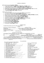 English Worksheet: gerunds and infinitives