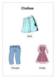 English worksheet: clothes