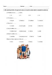 DVD worksheet - Cheaper by the dozen