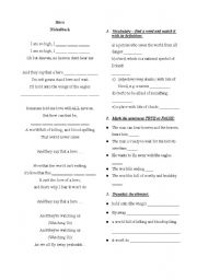 English Worksheet: Hero by Nickelback