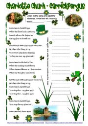 English Worksheet: Charlotte Churh  Carrickfergus