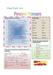 Personal Pronouns - Part 3