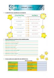English Worksheet: Present Simple - Times