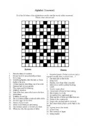 English Worksheet: FCE crossword