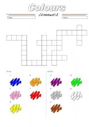 colours crossword