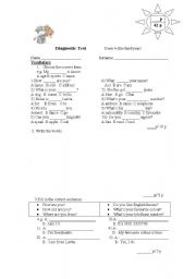 English worksheet: Test