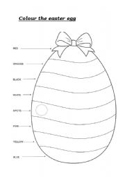 English Worksheet: The Easter Egg