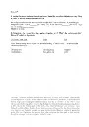 English Worksheet: Christmas party
