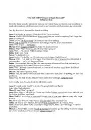English Worksheet: Using 