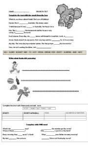 English Worksheet: Present Simple Past Simple