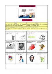 English Worksheet: Reported Speech/Conditional Game -- the Psychologist Game