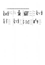 English Worksheet: Personal Pronouns