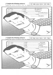 English Worksheet: Conditional type 2. 