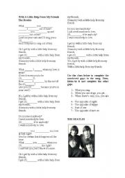 English Worksheet: 2nd conditional song