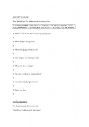 English worksheet: AT THE AIRPORT