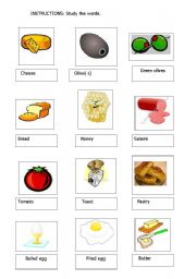 English Worksheet: Breakfast