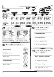 English Worksheet: Grammar Focus Series_02 To BE (Fully Editable + Answer Key)