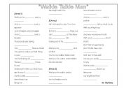 English worksheet: Walkie Talkie Man