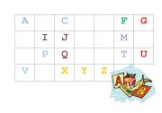 English worksheet: Filling the gaps - alphabet