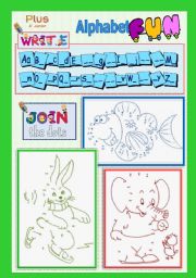 English Worksheet: Alphabet fun