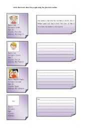 English Worksheet: Personal information