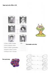 English worksheet: Family