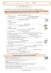 English Worksheet: Future 