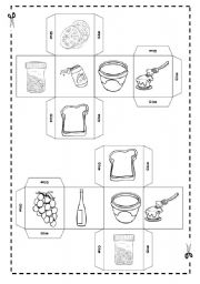 English Worksheet: There is / There are; quantities DICE - FULLY EDITABLE