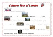 English Worksheet: TOUR OF LONDON