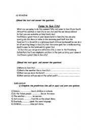 English Worksheet: be going to