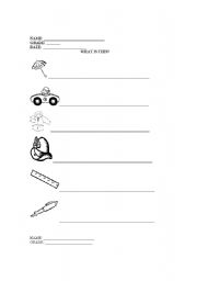 English worksheet: sentence