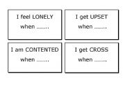English Worksheet: feelings game