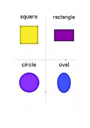 English Worksheet: Shapes