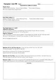 English Worksheet: postcards