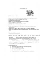 English worksheet: Winnie in Winter test