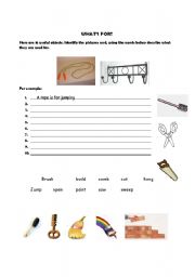 English worksheet: WHATS FOR