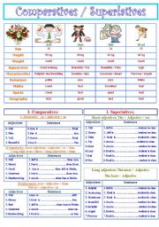 Compartives and superlatives + keys