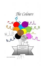 English worksheet: The colours