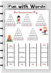 English Worksheet: Fun with words 4