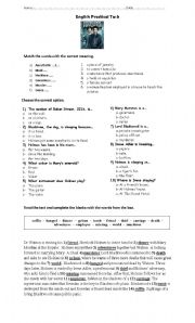 English Worksheet: Sherlock Holmes Movie 2009