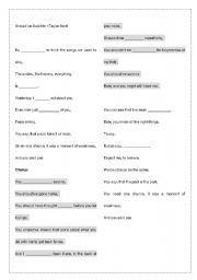 English Worksheet: Shouldve Said No~Taylor Swift