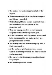 English Worksheet: English Oral guidelines