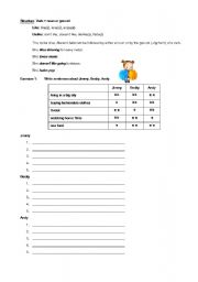 English worksheet: Like and Dislike