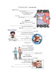 English Worksheet: fool