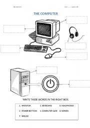 The computer - ESL worksheet by sputnik7