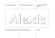 English Worksheet: get to know me