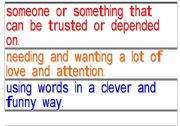 English Worksheet: Matching - adjectives of personality advanced