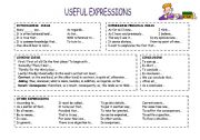 USEFUL EXPRESSIONS FOR ESSAYS